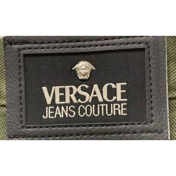 Versace Jeans Couture Green Vintage Denim - Picture 12 of 16